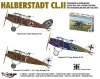 MIRAGE 480005 1:48 Halberstadt CL.II Photographic & Reconaissance Version With Crew & Ground Personnel For Fliegerabteilung Artillerie FA(A) Units